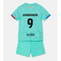 Koszulka piłkarska Barcelona Robert Lewandowski #9 Strój Trzeci dla dzieci 2023-24 tanio Krótki Rękaw (+ Krótkie spodenki)